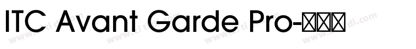 ITC Avant Garde Pro字体转换